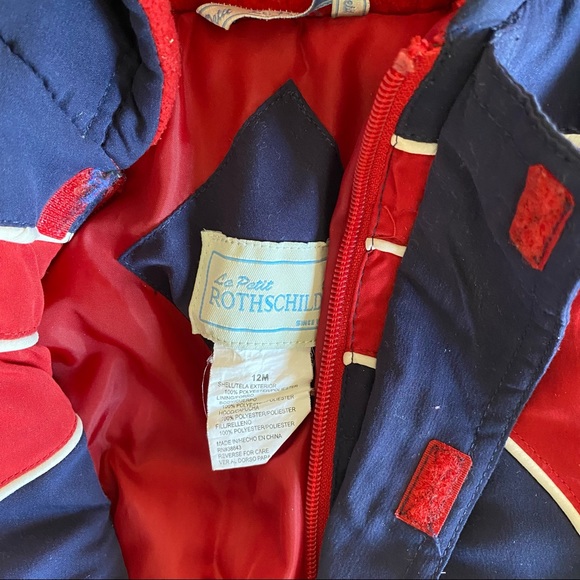 2 piece 12 month snow suit by Le Petit Rothschild - Picture 2 of 4